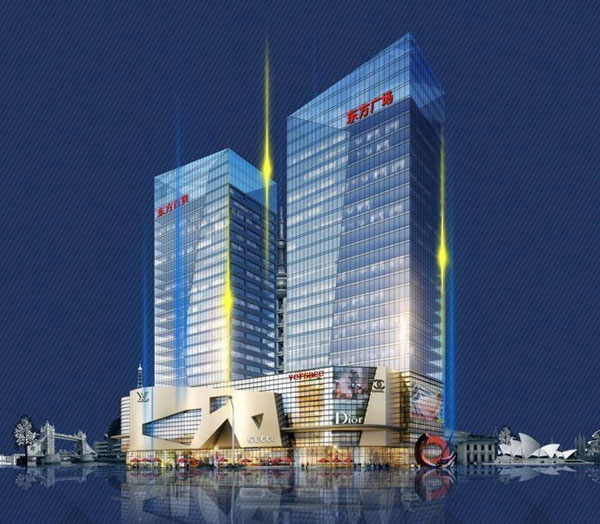 荊門幕墻—荊門東方國際廣場(chǎng)幕墻